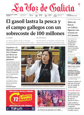Cover of La Voz de Galicia (Deza)
