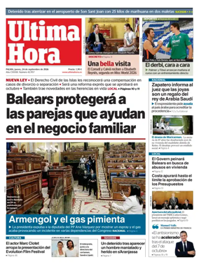 Cover of Ultima Hora