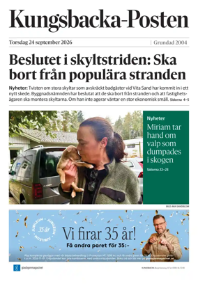 Cover of Kungsbacka-Posten