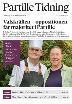 Cover of Partille Tidning