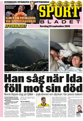 Cover of Sportbladet