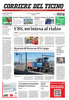 Cover of Corriere del Ticino