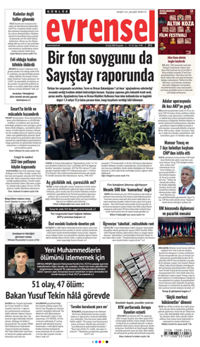 Cover of Evrensel Gazetesi