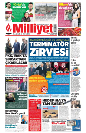 Cover of Milliyet
