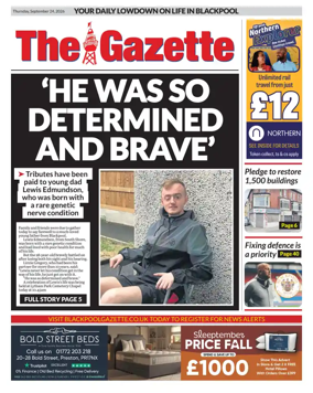 Cover of Blackpool Gazette