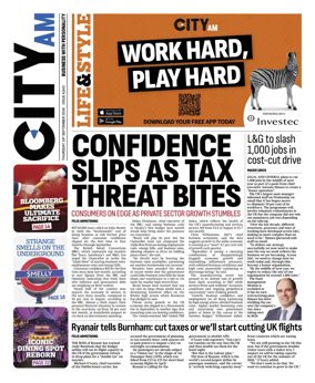 Cover of City AM