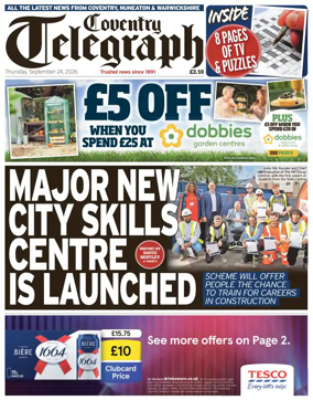 Cover of Coventry Telegraph