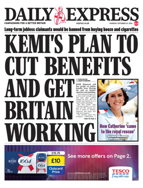 Cover of Daily Express