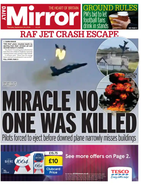 Cover of Daily Mirror