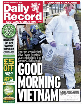 Cover of Daily Record