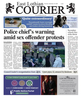Cover of East Lothian Courier