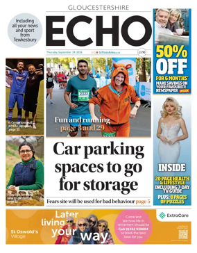 Cover of Gloucestershire Echo