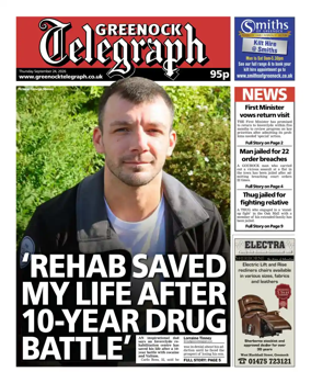 Cover of Greenock Telegraph