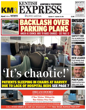 Cover of Kentish Express Ashford & District