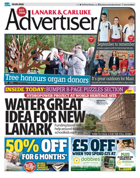 Cover of Lanark & Carluke Advertiser