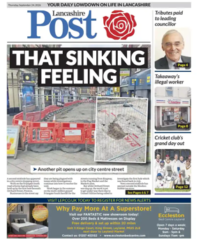 Cover of Lancashire Evening Post