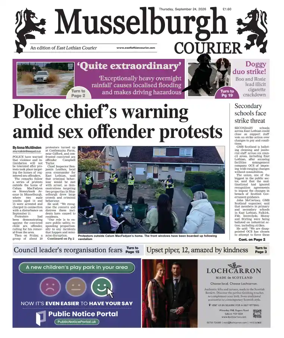 Cover of Musselburgh Courier