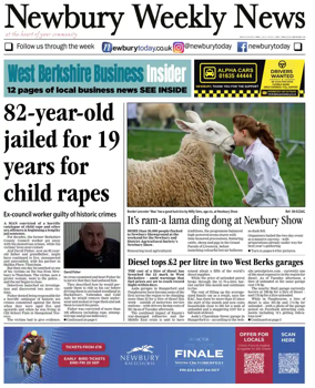 Cover of Newbury Weekly News