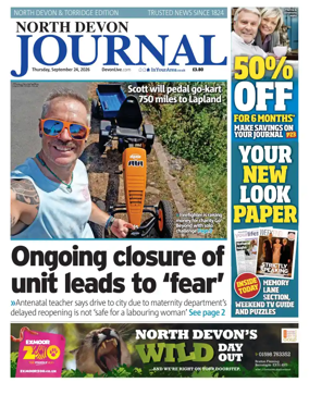 Cover of North Devon Journal