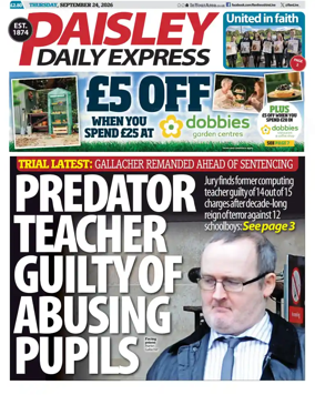 Cover of Paisley Daily Express