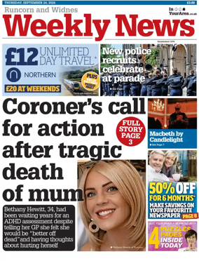 Cover of Runcorn & Widnes Weekly News