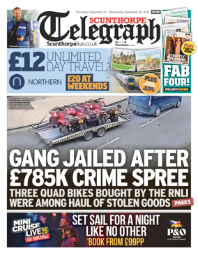 Cover of Scunthorpe Telegraph