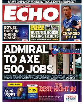 Cover of South Wales Echo