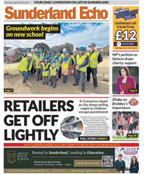 Cover of Sunderland Echo