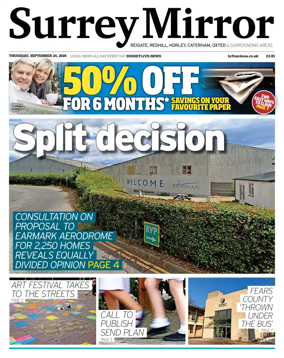 Cover of Surrey Mirror
