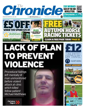 Cover of The Chronicle (South Tyneside and Durham)
