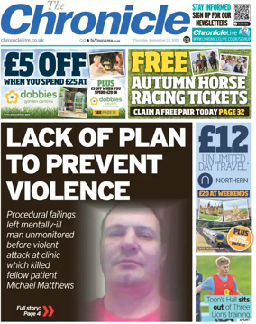Cover of The Chronicle (UK)