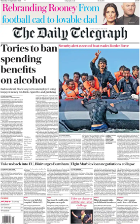 Cover of The Daily Telegraph