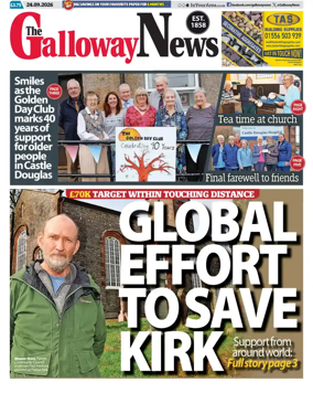 Cover of The Galloway News