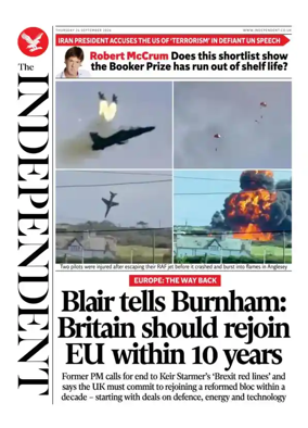 Cover of The Independent
