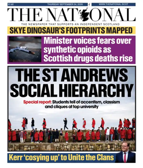 Cover of The National (Scotland)