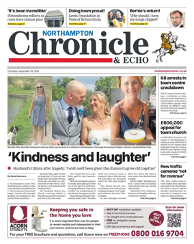Cover of The Northampton Chronicle and Echo