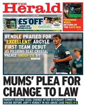 Cover of The Plymouth Herald