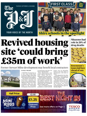 Cover of The Press and Journal (Aberdeen and Aberdeenshire)