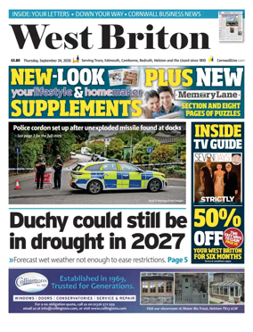 Cover of West Briton (Truro and Mid Cornwall)