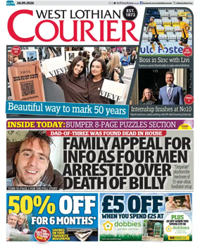 Cover of West Lothian Courier