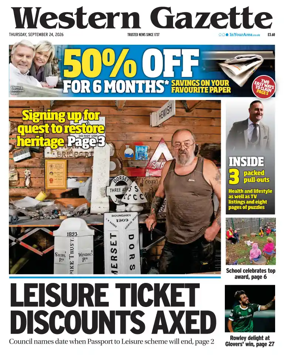 Cover of Western Gazette