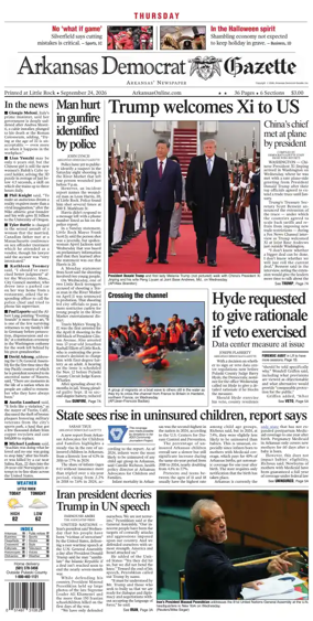 Cover of Arkansas Democrat-Gazette