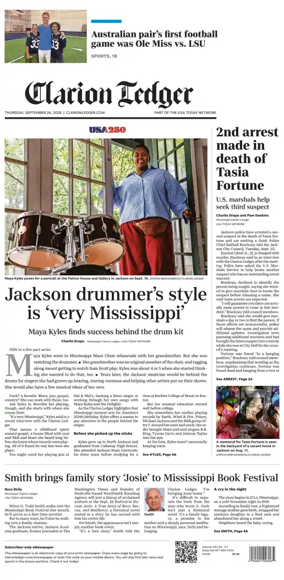Cover of Clarion Ledger