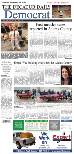 Cover of The Decatur Daily Democrat