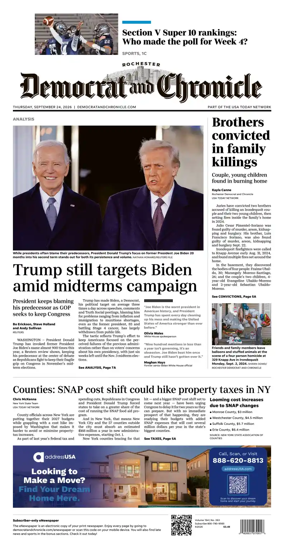Cover of Democrat and Chronicle