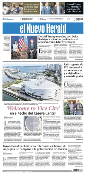 Cover of El Nuevo Herald