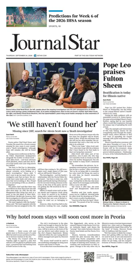 Cover of Journal Star (Peoria)