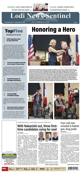 Cover of Lodi News-Sentinel