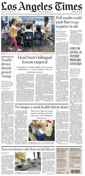 Cover of Los Angeles Times