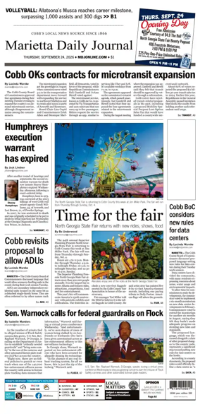 Cover of Marietta Daily Journal